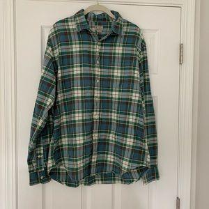 J. Crew Men’s Plaid Flannel Shirt